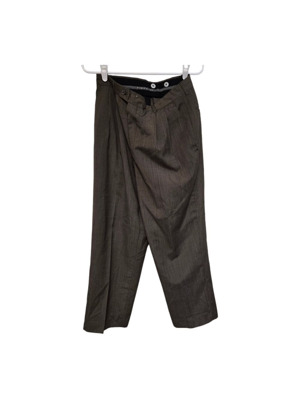 Giorgio Cosani Brown Dress Pants Mens 32 Hemmed Business